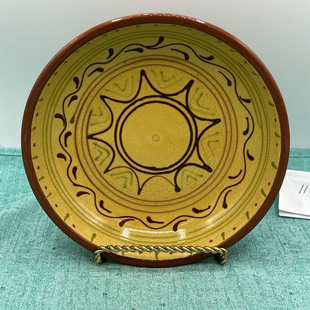 BF Hand Painted Pottery Bowl Made In Portugal, Earthenware, Oven Safe